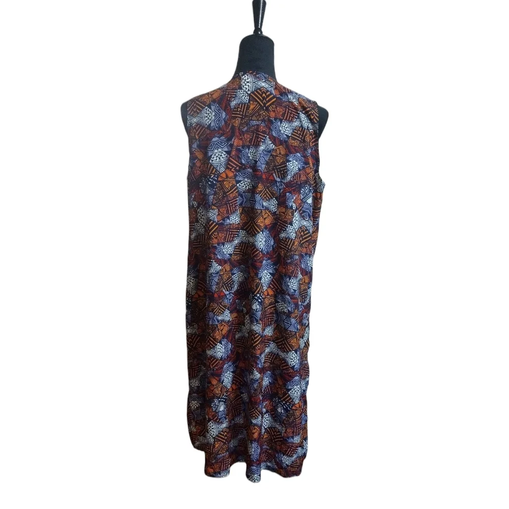 LulaRoe Printed Polyester Joy Vest Coverup Size M!